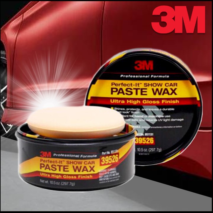 🔥SALE ️ 3M PerfectIt Show Car Paste Wax ขี้ผึ้งเคลือบเงาสีรถ คานูบา