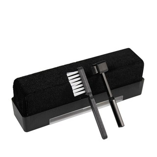 ชุดทำความสะอาด 3 in 1 vinyl record velvet cleaning brush with carbon fiber stylus cleaning brush