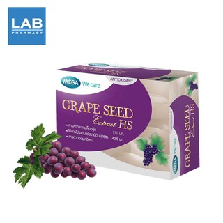 Mega We Care Grape Seed Extract HS 30sผลิตภัณฑ์เสริมอาหารสารสกัดจากเมล็ดองุ่น 1 กล่อง