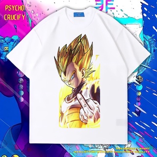 เสื้อยืด ขนาดใหญ่ พิมพ์ลาย Psycho Crucify Vegeta Piss Off | หินล้างทําความสะอาด | เสื้อยืด ขนาดใหญ่ | สไตล์วินเทจ | เสื้