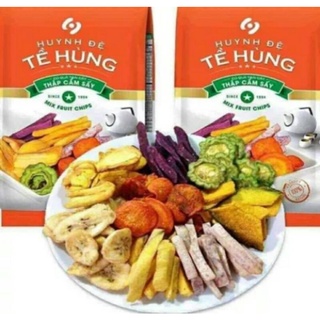 สุดฮิต!!!ผักและผลไม้อบกรอบ 7 ชนิด#Mix Fruit Chips Te Hung...1 ถุง 100 กรัม