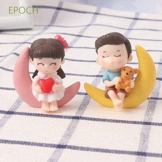 Epoch ตุ๊กตาคู่รัก Pvc 2 ชิ้น / ชุดสําหรับตกแต่ง