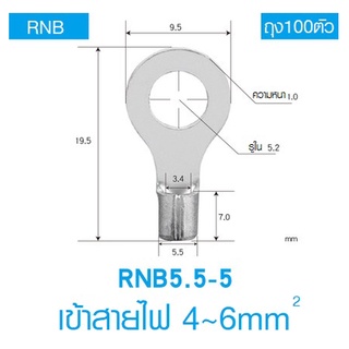 หางปลากลมเปลือย  RNB 5.5-5