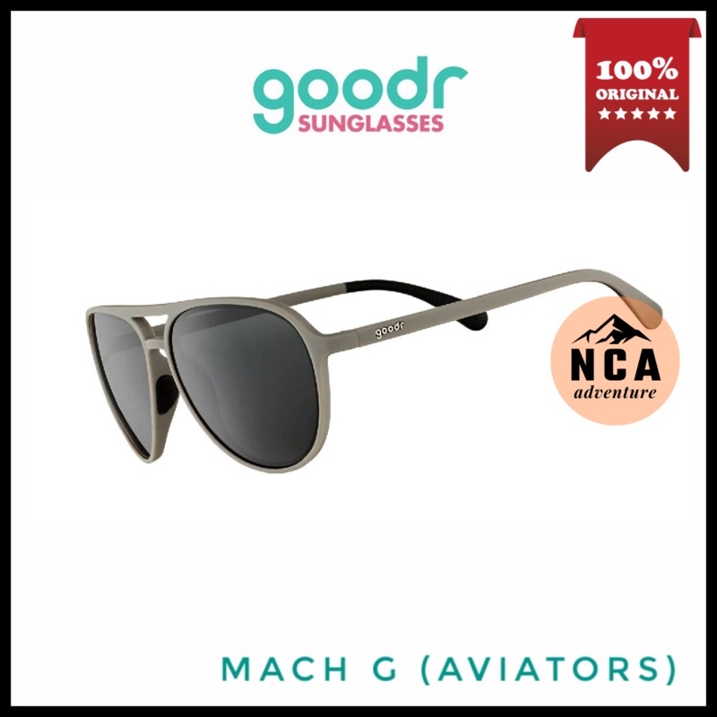 GOODR MACH G AVIATOR - CLUBHOUSE CLOSEOUT POLARIZED RUNNING CYCLING SUNGLASSES