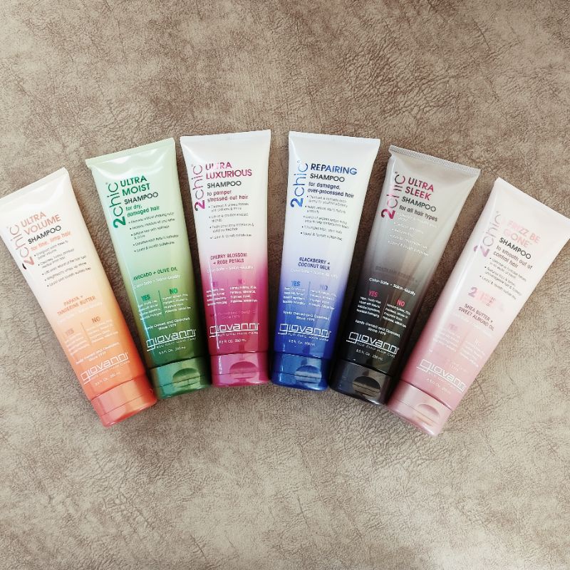 พร้อมส่ง แชมพู Giovanni, 2chic Shampoo 8.5 fl oz (250 ml) Shopee Thailand