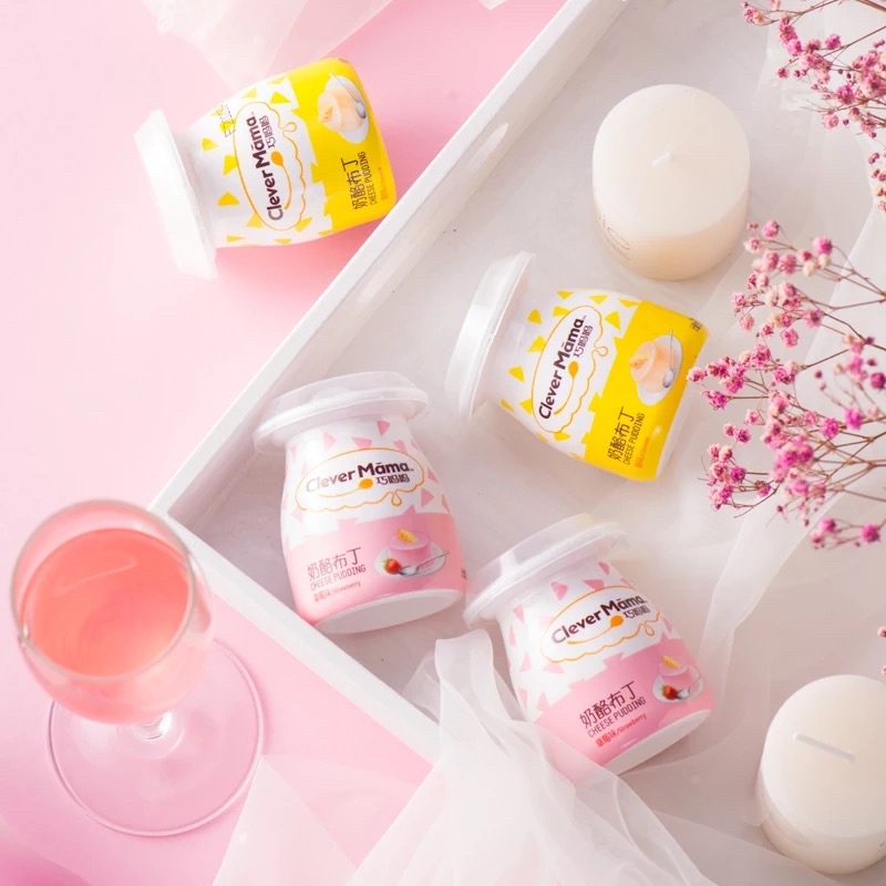 Clever Mama พุดดิ้งเเสนอร่อย การันตีด้วยรางวัลรสชาติชั้นเลิศปี 2021มีมากรสทั้งชีส สตอเบอร์รี่ นม โยเ