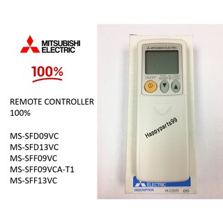 รีโมทแอร์ MS-SFF13vc  Mitsubishi Electric  ของแท้ 100%