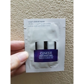 Clinique ผลิตภัณฑ์บำรุงรอบดวงตา Smart Clinical Repair Wrinkle Correcting Eye Cream​ 1 ml.