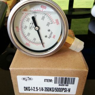 เกจวัดแรงดัน DKG-I-2.5-1/4-350KG/5000PSI