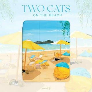 เคสไอแพดลาย TWO CATS ON THE BEACH IPad Case