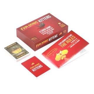 Family Entertainment Cards EXPLODING KITTENS Game Cards For Party Board Games QKC311