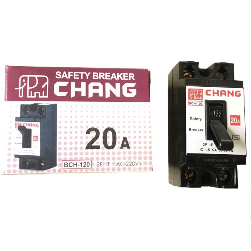 เบรคเกอร์ 20 แอมป์ ตราช้าง