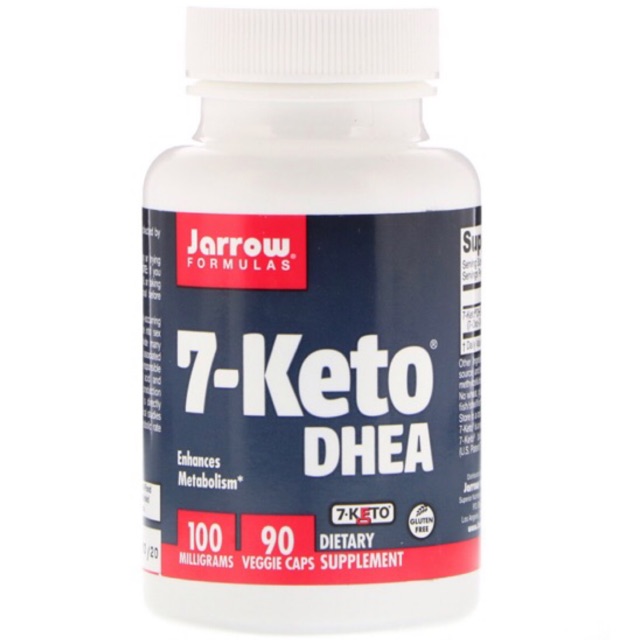 พร้อมส่ง ยี่ห้อJarrow และnow 7keto DHEA 100mg หรือ25mg 30 120capsule