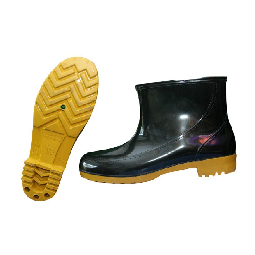 รองเท้าบูทกันฝนผู้ชาย Hoa San (คอสั้น) READY STOCK