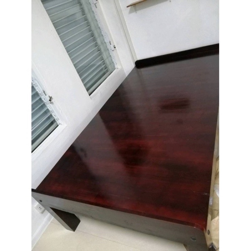 เตียง 3.5ฟุต ไม้สักแท้100💯จัดส่งฟรี❌ยกเว้นภาคใต้มีค่าจัดส่งเพิ่มเติม300 บาท