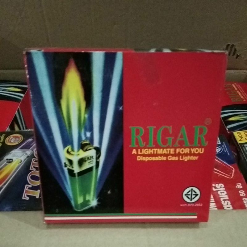 ไฟแช็คRIGARกล่องละ50อัน