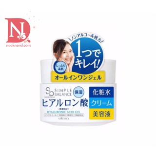 UTENA Simple Balance Hyaluronic Acid Moist Gel 100g สกินแคร์เจลสูตรผสมไฮยาลูรอน