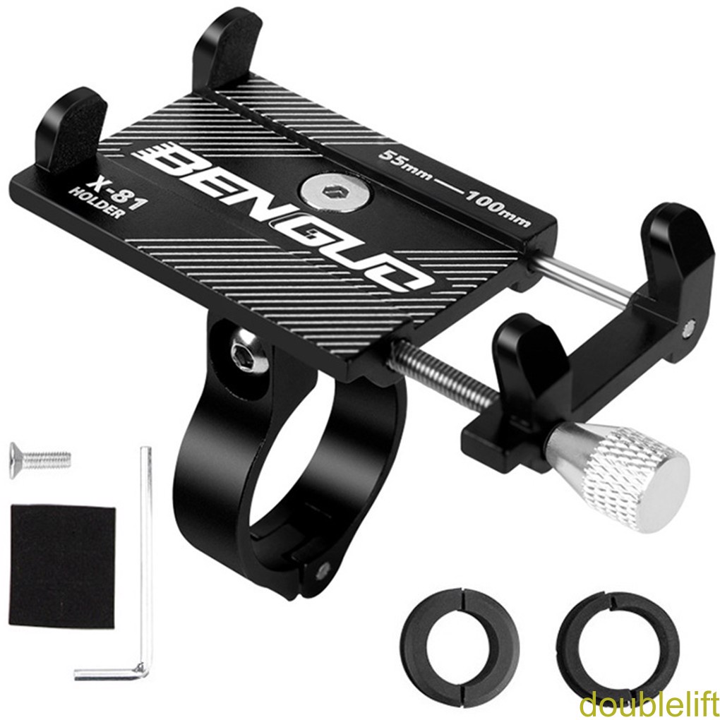 doubleMotorcycle Bicycle Bike Stand GPS MTB Handlebar Mount Holder For