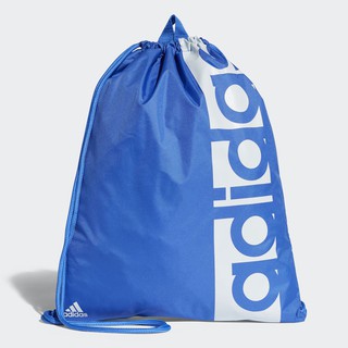 ADIDAS กระเป๋ายิม unisex รุ่น LINEAR PERFORMANCE SPORTS BAG สีฟ้า (CF5014)