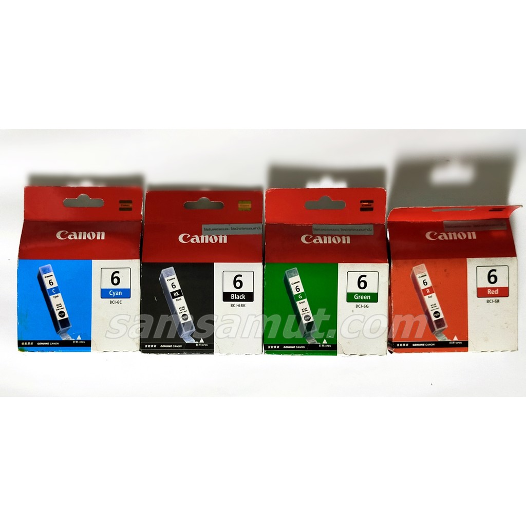 Canon BCI-6 อิงค์เจ็ท แท้ BJC-8200 / i860 Photo / i900D / PIXMA iP4000R / iP5000 / iP6000D / iP8500