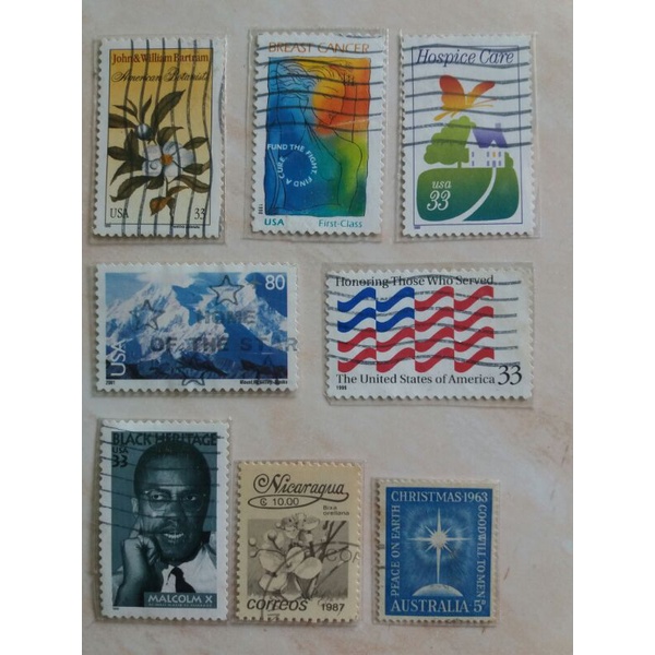 (AE) Overseas Stamps / International All 3,500 ต่อชิ้น ใช้แล้ว