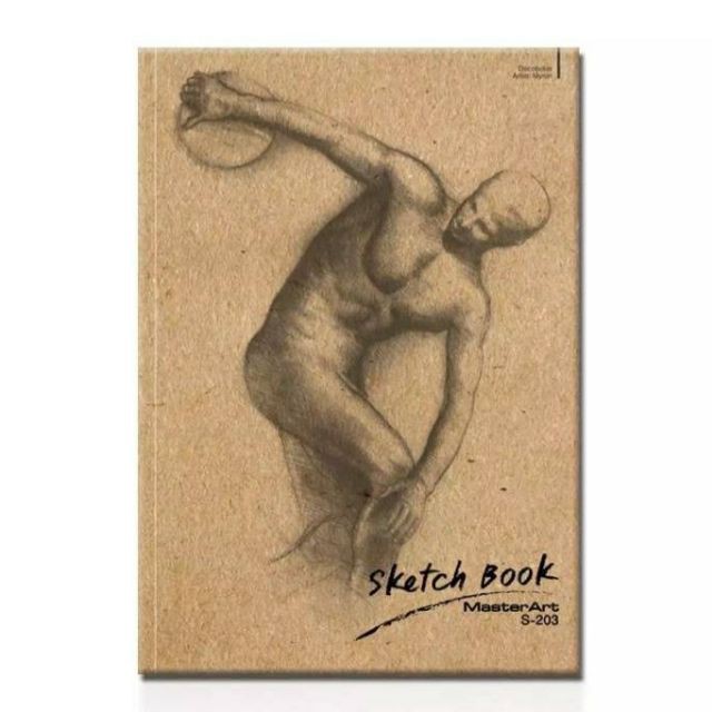 สมุดสเก็ตซ์ Sketch book A4 รุ่น s-203 Master Art 1เล่ม/32แผ่น