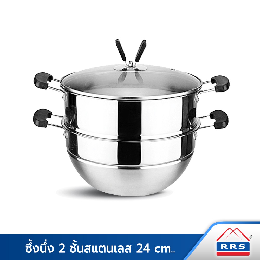 #หม้อสแตนเลส #หม้อต้ม #หม้อนึ่ง #เครื่องครัวคุณภาพดี #RRS