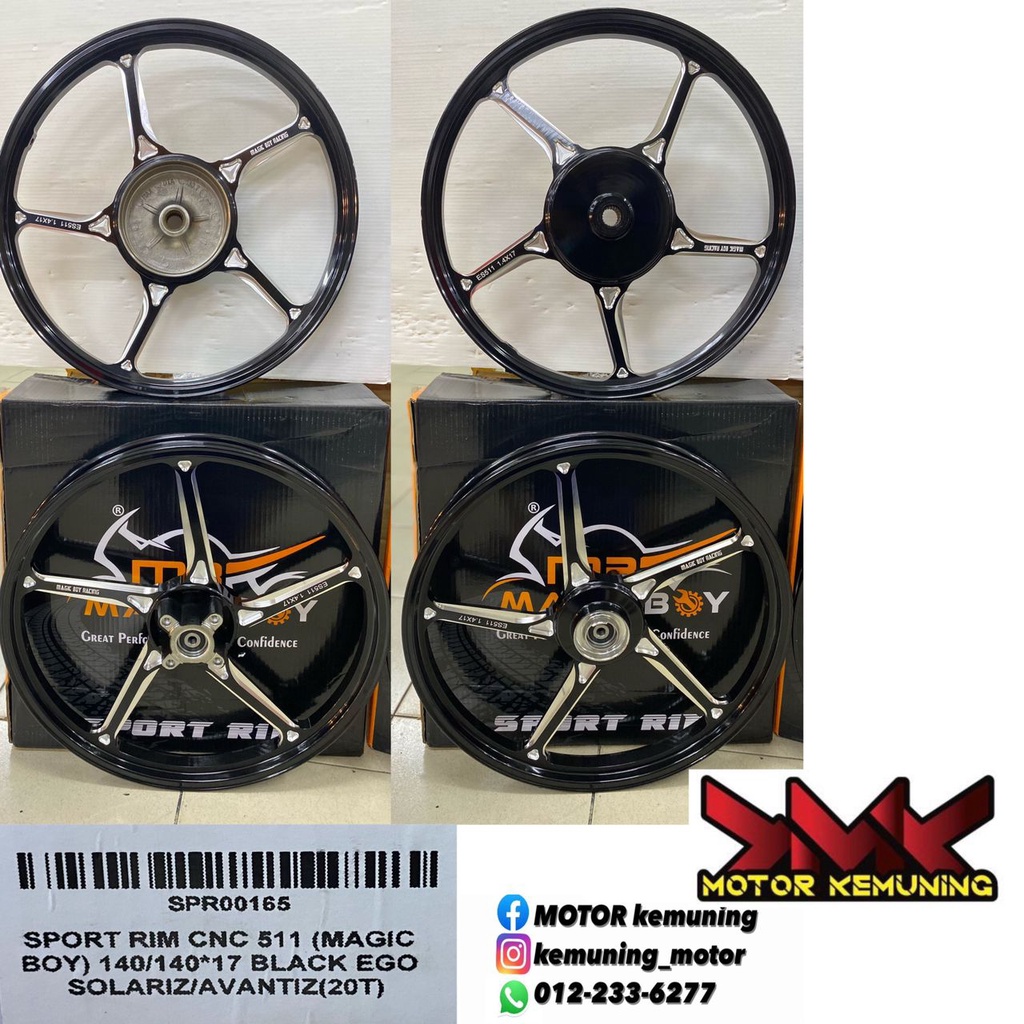 MAGIC BOY FG511 SPORT RIM สําหรับ VARIO 150/125 & AVANTIZZ / NVX155 / EGO / NOUVO / SYM VF3i