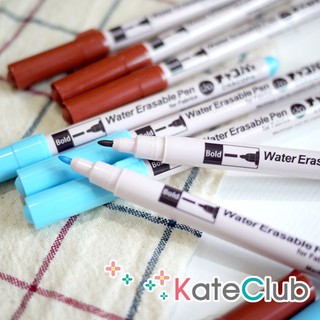 ปากกาเขียนผ้า หัวเมจิก Chacopa JAPAN (เส้นลบได้ด้วยน้ำ) มี 2 สีให้เลือก น้ำตาล, ฟ้า