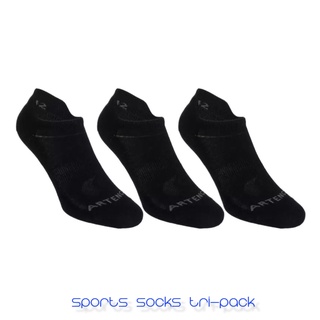 Sports Socks Tri-Pack ถุงเท้า กีฬา หุ้มข้อรุ่น RS 160 แพ็ค 3 คู่