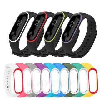 สายซิลิโคน for Xiaomi Miband 3นาฬิกาสปอร์ตซิลิโคนกันน้ำพร้อม