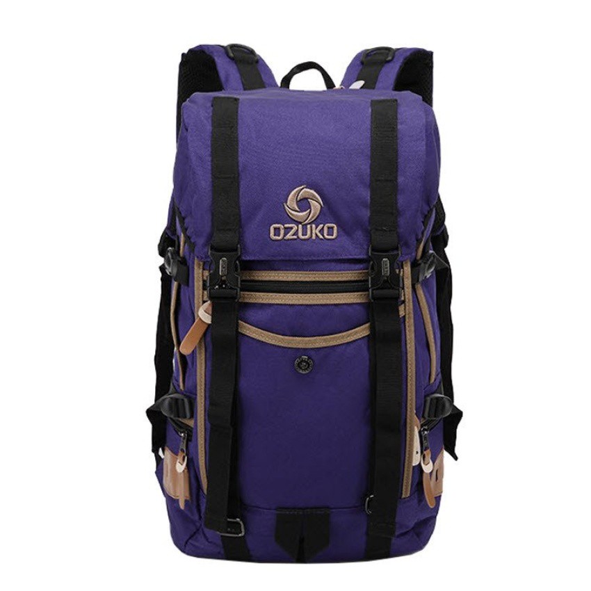 กระเป๋าเป้ Backpack Ozuko รุ่น JP-Travel (สีม่วง)