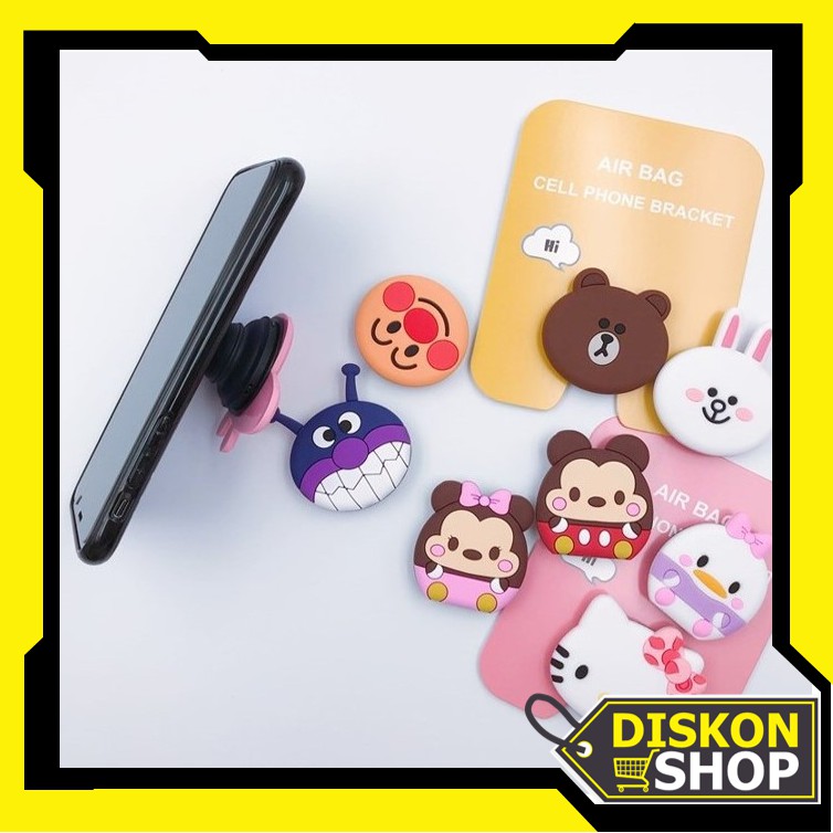 Shop - 469 Pop Socket HP 3D Cartoon Character / Pop Socket 3D / HP Accessories