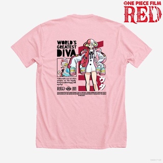 เสื้อยืดลําลอง แขนสั้น พิมพ์ลายกราฟฟิค ONE PIECE RED Uta World Greatest Diva พลัสไซซ์