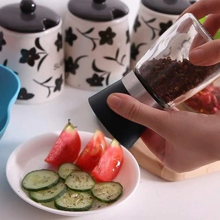 ขวดบดพริกไทย มีฝาปิด ไม่เป็นสนิม เครื่องบดพริกไทย และ เครื่องเทศ Pepper grinder Simple Thailand