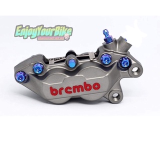 ชุดแต่งไทเทเนี่ยมแท้ 100% GR5 Brembo 4pot หูชิด