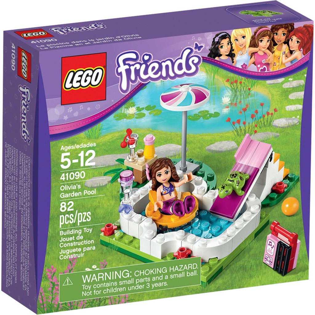 เลโก้แท้ มือสอง LEGO Friends 41090 Olivia's Garden Pool
