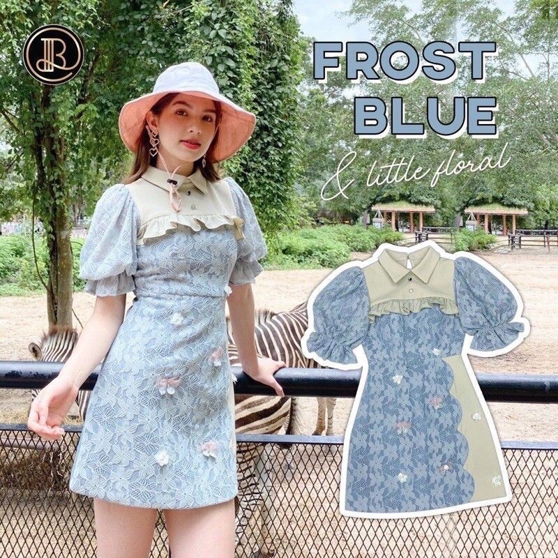 ส่งต่อ Frost Blue Mini Dress : size S  blt_brand