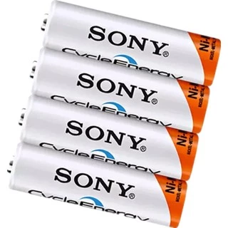 Sony ถ่านชาร์จ AA 4600 mAh NIMH Rechargeable Battery 4 ก้อน