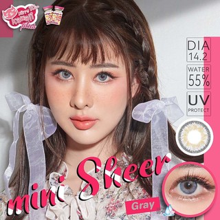 *ค่าสายตา* mini Sheer | Kitty Kawaii plus เลนส์กรองแสง กันยูวี Stock พร้อมส่ง