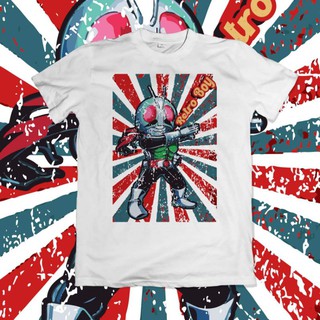 12 เสื้อยืดพิมพ์ลาย การ์ตูนเก่า คาเมนไรเดอร์ (ญี่ปุ่น: 仮面ライダー โรมาจิ: Kamen Raidā)