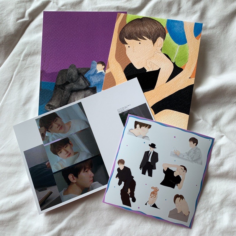 Postcard BAEKHYUN BAMBI collection 'ㅅ'