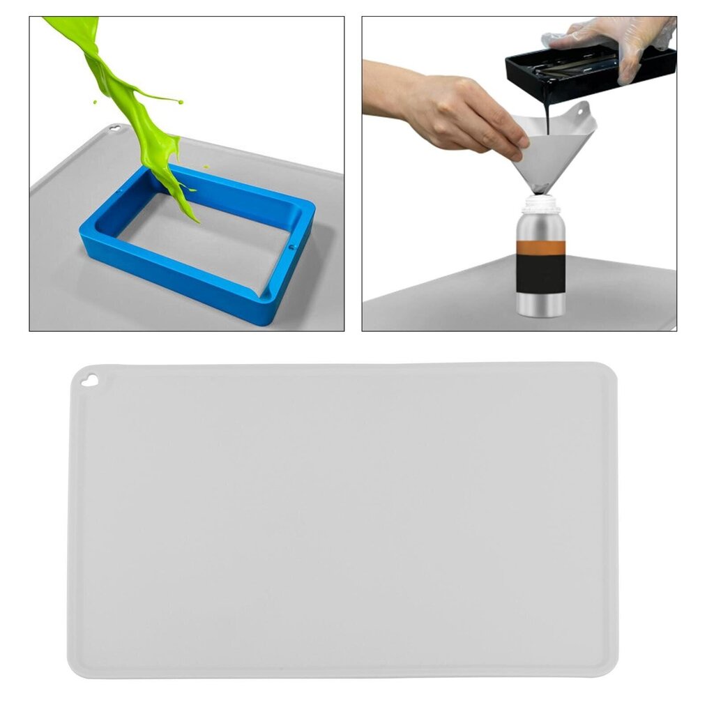 3D Tool Silicone Slap Mat 410x310mm แผ่นวางอุปกรณ์เปื้อนน้ำยาเรซิ่น ราคา ถูกที่สุด ดีลบีเคเค แกลเลอรีภาพที่ 3