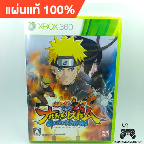 Naruto Shippuden: Ultimate Ninja Storm Generations Xbox 360 แผ่นเกมส์แท้xbox360 แผ่นแท้มือสอง สภาพสะสม