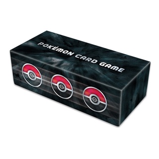 [Pokemon] Long Card Box Black Monster Ball กล่องเก็บการ์ดแบบยาว ของแท้ (Pokemon Center Japan)