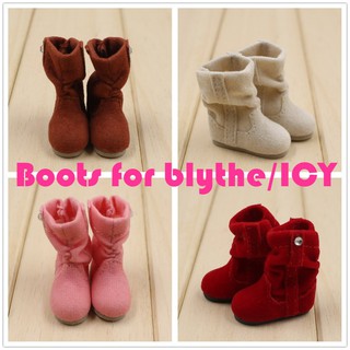 blyth doll icy winter boots รองเท้าตุ๊กตาไบลท์