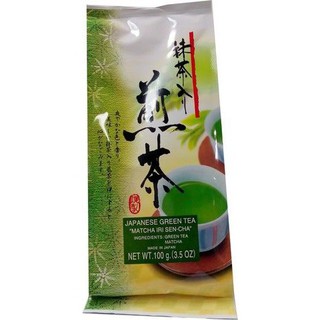 Makotoen Matcha Iri Sencha 100g มาโกโตะเอ็นมัทฉะอิริเซ็นฉะ 100 กรัม