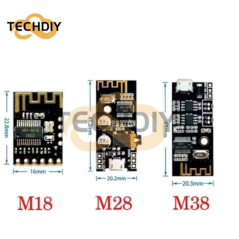 บอร์ดถอดรหัสบลูทูธ MH-MX8 M18 M28 M38 MP3