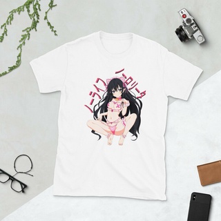 เสื้อยืดผ้าฝ้ายพิมพ์ลายขายดี เสื้อยืด ลายการ์ตูนอนิเมะ Hentai No Loli No Life Lewd Manga Waifu สไตล์ญี่ปุ่น