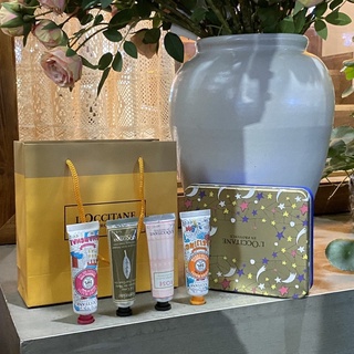 French LOccitane Limited Edition Graffiti Gift Box Hand Cream Moisturizing Four-piece Set 4*30ml ครีมทามือกลิ่นหอม